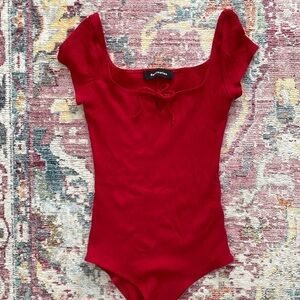 Reformation square neck bodysuit